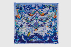 - Carré Freedom Birds Blue