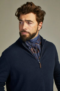 - Mini Scarf Cashmere Royal Blue