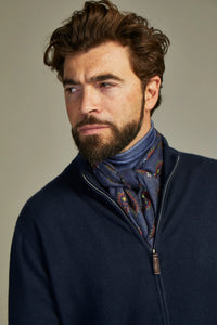 - Mini Scarf Cashmere Royal Blue