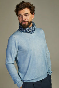 - Mini Scarf Eolo Denim