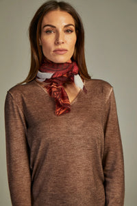 - Mini Scarf Apollo White/Porpora