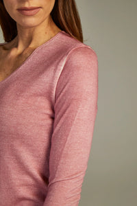 - Fit Sweater Rosa Antico