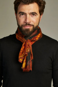- Mini Scarf Apollo Orange/Black