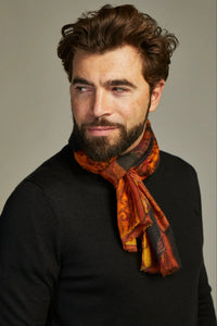 - Mini Scarf Apollo Orange/Black
