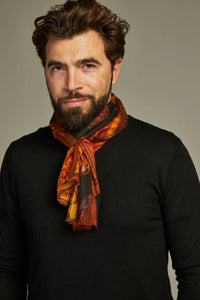- Mini Scarf Apollo Orange/Black