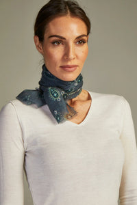 - Mini Scarf Cashmere Grey