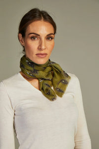 - Mini Scarf Cashmere Olive