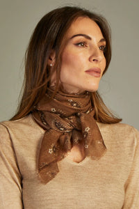 - Mini Scarf Cashmere Terra