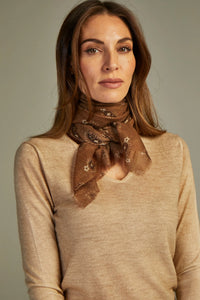 - Mini Scarf Cashmere Terra