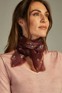 - Mini Scarf Cashmere Porpora