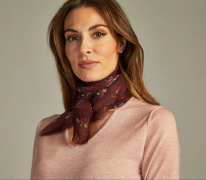 - Mini Scarf Cashmere Porpora