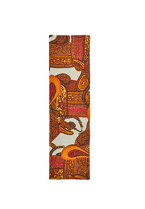 - Mini Scarf Apollo White/Orange