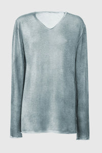- Knitted sweater - Grey