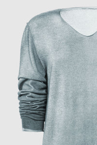 Knitted sweater - Grey